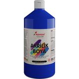 Red Rose Mavi Akrilik Boya 1000 gr Dekoratif Hobi Amaçlı Sanatsal Canlı Renkler
