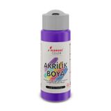 Red Rose Mor Akrilik Boya 60 ml Sanatsal, Dekoratif, Hobi Amaçlı, Canlı Renkler