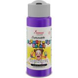 Red Rose Mor Parmak Boyası 60ml Yıkanabilir, EN-71 Sertifikalı, Toksik İçermez, Çocuk Okul Kreş İçin