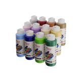 Red Rose Pastel Renkler Akrilik Boya 12'Li Set 12X120Ml, Dekoratif Hobi Amaçlı Sanatsal Canlı Renkler