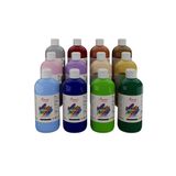 Red Rose Pastel Renkler Akrilik Boya 12'Li Set 12X500Gr, Dekoratif Hobi Amaçlı Sanatsal Canlı Renkler