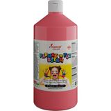 Red Rose Pembe Parmak Boyası 1000 gr Yıkanabilir Toksik Içermez Çocuk Okul Kreş Için - 1000gr