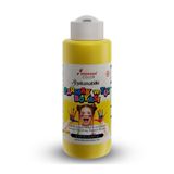 Red Rose Sarı Parmak Boyası 120ml Yıkanabilir, EN-71 Sertifikalı, Toksik İçermez, Çocuk Okul Kreş İçin