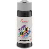 Red Rose Siyah Akrilik Boya 60 ml Sanatsal, Dekoratif, Hobi Amaçlı, Canlı Renkler