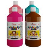 Red Rose Tamamlayıcı Renkler Parmak Boyası 4'lü Set 4x1000 gr