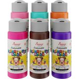 Red Rose Tamamlayıcı Renkler Parmak Boyası 6'lı Set 6x60 ml