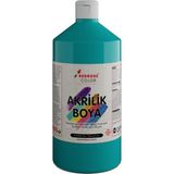 Red Rose Turkuaz Akrilik Boya 1000 gr Dekoratif Hobi Amaçlı Sanatsal Canlı Renkler