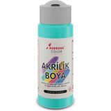Red Rose Turkuaz Akrilik Boya 60 ml Sanatsal, Dekoratif, Hobi Amaçlı, Canlı Renkler