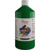 Red Rose Yeşil Akrilik Boya 1000 gr Dekoratif Hobi Amaçlı Sanatsal Canlı Renkler