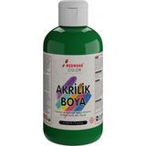 Red Rose Yeşil Akrilik Boya 250GR Sanatsal, Dekoratif, Hobi Amaçlı, Canlı Renkler