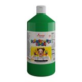 Red Rose Yeşil Parmak Boyası 1000Gr, Yıkanabilir, Toksik İçermez, Çocuk Okul Kreş İçin