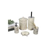 RED SERAMİK Collection Mermer Desenli 5 Parça Banyo Seti