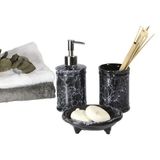 RED SERAMİK Collection Siyak Köpük Desenli 3’Lü Banyo Seti