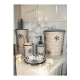 RED SERAMİK Red Seramik Dara Collection 5 Parça Banyo Seti Kar Desen
