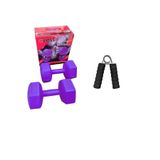 Red Sport Avessa 1 Kg Plastik Dambıl Set + 1 Adet El Yayı
