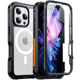 Red2Fire 16 Pro Max Kılıf için Tasarlandı, [Dahili 9H Temperli Cam Ekran Koruyucu] [Magsafe ile Uyumlu] [360 Tam Gövde] [Ağır Hizmet Koruması] Telefon Kılıfı 16 Pro Max 6,9 inç Siyah