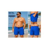REDAKS Büyük Beden Erkek Deniz Şortu Erkek Büyük Beden Deniz Şortu Havuz Su Sporları Geniş Beden Aralığı XL-7XL