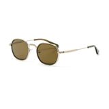 REDBERRY Bahma C4 49 Unisex Oval Altın Metal Güneş Gözlüğü