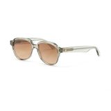 REDBERRY Fraser C1 55 Unisex Oval Şeffaf Kemik Güneş Gözlüğü, Altın