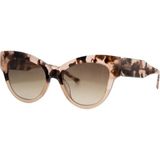 Redberry New York 3 54-19 Kadın Güneş Gözlüğü – Kahverengi Asetat Cat Eye Çerçeve, Degrade Cam, UV400