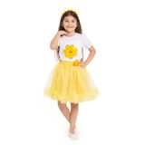 redbug kids Kız Çocuk Fırfır Detaylı çiçekli tütü etek Etek 23 nisan 29 ekim