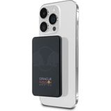 Redbull Lisanslı M-Safe Özellikli Dijital LED Göstergeli Çift Boğa Baskılı Powerbank 5000MAH 15W - Siyah