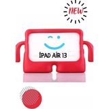 RedClick Apple iPad Air 13 2024 M2 Redclick Çocuklar Için Ibuy Standlı Tablet Kılıf - Kırmızı - Air13