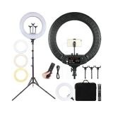 Redclick Halka LED Işık Ring Light Makyaj Çekim Işığı Sürekli Ring Light 24 Inç + 2.1 Metre Tirpod