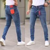 Redcode Jeans Erkek Likralı Slim Fit Jean-Kot Pantolon - Koyu Mavi - 34