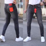 Redcode Jeans Erkek Likralı Slim Fit Kot Pantolon-Jean - 31 - Mavi & Beyaz