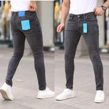 Redcode Jeans Erkek Likralı Slim Fit Kot Pantolon-Jean - 33 - Mavi & Beyaz