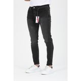 Redcode Jeans Erkek Slim Fit Likralı Kot Pantolon - Gri - Siyah - 30