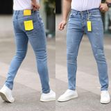 Redcode Jeans Erkek Yırtık Model Likralı Kot Pantolon - 38 - Açık Kot Rengi