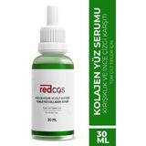 RedCos Yüz Bakım Serumu Hyaluronik Asit İçerikli Dolgunlaştırıcı Etki 30 ml Hassas Ciltler İçin