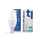 Redeem C37S E14 Mum Ampul, Titreşimsiz, Göz Konforu, 525 Lümen, Parlak Beyaz, 5700 Kelvin