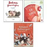 Redhouse Kidz Yayınları Babam Yanımdayken / Soosh + Babasının Bir Tanesi / Zack Bush + Babamın Battaniyesi / Sara Şahinkanat - Okul Öncesi Çocuk Hikaye Masal Öykü Kitapları