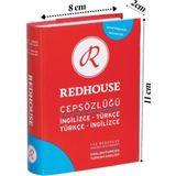 Redhouse Türkçe İngilizce Cep Sözlüğü Mavi 493 Sayfa 1 Adet 22.000 Kelime Hazneli Red House İngilizce Sözlük Mini Boy Ce