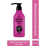 Redist Avokado Yağlı Saç Bakım Kremi 500 ml Tüm Saç Tipleri için Yumuşatıcı Etki