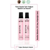 Redist Biotin 2’li Saç Köpüğü Seti | Tüm Saçlar İçin Yoğun Bakım ve Hacim