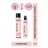 Redist Biotin Saç Şekillendirici Set | Sprey ve Köpük ile Güçlü Tutuş ve Doğal Hacim
