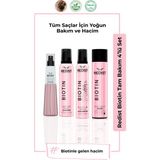 Redist Biotin Tam Bakım 4’lü Set | Güçlendirici Sprey, Bakım Köpüğü, Saç Şekillendirici ve Sıvı Saç Kremi