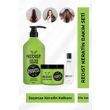 Redist Hızlı Saç Uzatan Keratin Saç Bakım Seti 3'lü Eko Paket