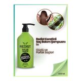 Redist Tüm Saç Tiplerine Özel Yıpranmış Ve Zayıflamış Saçlar Için Keratin Bakim Şampuani 1000 ml