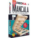 Redka Ahşap Kapaklı Mangala Zeka ve Strateji Oyunu 48 Taşlı Eğlenceli Tasarım