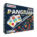 Redka Pangram Daireler - Redka Tangram Oyunu - Akıl Ve Zeka Oyunu - Görsel Zeka Oyunu