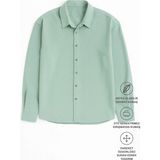 Redline Base Oversize Yumuşak Teri Emen Kolay Ütü Nefes Alan Erkek Gömlek - Mint
