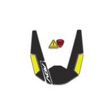 Redline Grafik ADV350 Karbon Sarı Tasarım Çamurluk 3D Kabartmalı Pad Sticker Etiket Redlinegrafik