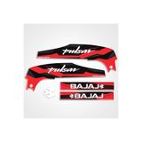Redline Grafik BAJAJ Pulsar NS200 AKSESUAR ŞASE 3D KABARTMALI DAMLA STİCKER KIRMIZI