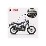 Redline Grafik Hero Xpulse Rally Edition Karbon Görünümlü Egzos 3D Kabartmalı Pad Sticker Etiket