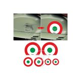Redline Grafik İtalya Bayrağı Motorsiklet Sticker Etiket PIAGGIO VESPA GTS GTV LX LXV SPRINT 50 125 150 200 250 30